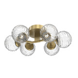 Semi-Flush Mts. Glass Down by Hammerton Studio ( 404 | CLB0092-01-GB-C-L3 Gaia ) 