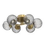 Semi-Flush Mts. Glass Down by Hammerton Studio ( 404 | CLB0092-01-GB-S-L3 Gaia ) 