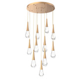 Mid. Chandeliers Multi-Port/Cascade by Hammerton Studio ( 404 | CHB0078-11-NB-C-C01-L3 Raindrop ) 