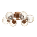 Semi-Flush Mts. Glass Down by Hammerton Studio ( 404 | CLB0092-01-NB-A-L1 Gaia ) 