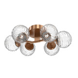 Semi-Flush Mts. Glass Down by Hammerton Studio ( 404 | CLB0092-01-NB-C-L3 Gaia ) 