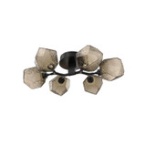 Semi-Flush Mts. Multi-port/Cluster by Hammerton Studio ( 404 | CLB0039-01-MB-B-L3-RTS Gem ) 