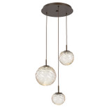 Mini Pendants 3 Light Cluster by Hammerton Studio ( 404 | CHB0092-03-FB-A-C01-L3 Gaia ) 