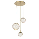 Mini Pendants 3 Light Cluster by Hammerton Studio ( 404 | CHB0092-03-GB-A-C01-L1 Gaia ) 