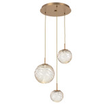 Mini Pendants 3 Light Cluster by Hammerton Studio ( 404 | CHB0092-03-NB-A-C01-L1 Gaia ) 