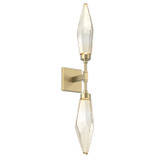 Sconces Double Glass by Hammerton Studio ( 404 | IDB0050-02-GB-CA-L3 Rock Crystal ) 