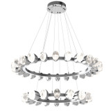 Mid. Chandeliers Ring/Halo by Hammerton Studio ( 404 | CHB0079-2T-CS-PC-CA1-L1 Pebble ) 