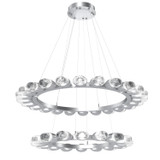 Mid. Chandeliers Ring/Halo by Hammerton Studio ( 404 | CHB0079-2T-CS-PC-CA1-L3 Pebble ) 