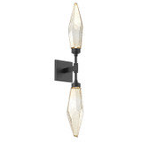 Sconces Double Glass by Hammerton Studio ( 404 | IDB0050-02-MB-CA-L1 Rock Crystal ) 