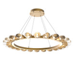 Large Chandeliers Ring/Halo by Hammerton Studio ( 404 | CHB0079-48-GB-PC-CA1-L1 Pebble ) 