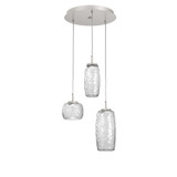 Mini Pendants 3 Light Cluster by Hammerton Studio ( 404 | CHB0091-03-BS-C-C01-L1 Vessel ) 