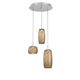 Mini Pendants 3 Light Cluster by Hammerton Studio ( 404 | CHB0091-03-CS-B-C01-L1 Vessel ) 