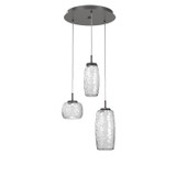 Mini Pendants 3 Light Cluster by Hammerton Studio ( 404 | CHB0091-03-GP-C-C01-L1 Vessel ) 