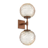 Sconces Double Glass by Hammerton Studio ( 404 | IDB0092-02-BB-A-L1 Gaia ) 