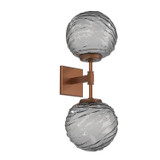 Sconces Double Glass by Hammerton Studio ( 404 | IDB0092-02-BB-S-L1 Gaia ) 