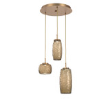 Mini Pendants 3 Light Cluster by Hammerton Studio ( 404 | CHB0091-03-NB-B-C01-L1 Vessel ) 