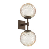 Sconces Double Glass by Hammerton Studio ( 404 | IDB0092-02-FB-A-L1 Gaia ) 