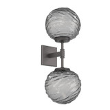 Sconces Double Glass by Hammerton Studio ( 404 | IDB0092-02-GP-S-L1 Gaia ) 