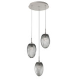 Mini Pendants 3 Light Cluster by Hammerton Studio ( 404 | CHB0067-03-BS-FS-C01-L1 Meteo ) 
