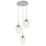 Mini Pendants 3 Light Cluster by Hammerton Studio ( 404 | CHB0067-03-BS-ZA-C01-L1 Meteo ) 