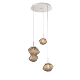 Mini Pendants 3 Light Cluster by Hammerton Studio ( 404 | CHB0089-03-BS-B-C01-L1 Mesa ) 