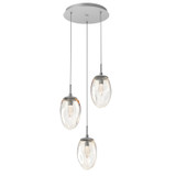 Mini Pendants 3 Light Cluster by Hammerton Studio ( 404 | CHB0067-03-CS-GA-C01-L1 Meteo ) 