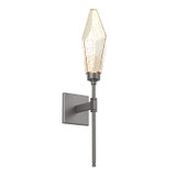 Sconces Single Glass by Hammerton Studio ( 404 | IDB0050-07-GP-CA-L1 Rock Crystal ) 
