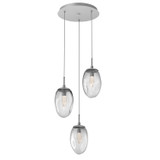 Mini Pendants 3 Light Cluster by Hammerton Studio ( 404 | CHB0067-03-CS-GC-C01-L3 Meteo ) 