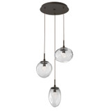 Mini Pendants 3 Light Cluster by Hammerton Studio ( 404 | CHB0069-03-FB-FC-C01-L1 Cosmos ) 