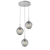 Mini Pendants 3 Light Cluster by Hammerton Studio ( 404 | CHB0062-03-CS-S-C01-E2 Aster ) 