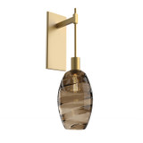 Sconces Single Glass by Hammerton Studio ( 404 | IDB0035-24-GB-OB-E2 Ellisse ) 