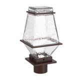Exterior Post/Pier Head by Hammerton Studio ( 404 | OMB0077-02-SB-C-L2 Outdoor Lighting ) 