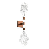 Sconces Double Glass by Hammerton Studio ( 404 | IDB0059-02-BB-BC-L1 Blossom ) 