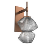 Sconces Single Glass by Hammerton Studio ( 404 | IDB0089-01-BB-S-L3 Mesa ) 