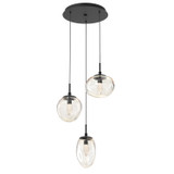 Mini Pendants 3 Light Cluster by Hammerton Studio ( 404 | CHB0069-03-MB-GA-C01-L3 Cosmos ) 