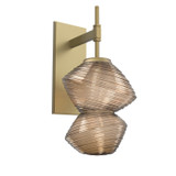 Sconces Single Glass by Hammerton Studio ( 404 | IDB0089-01-GB-B-L1 Mesa ) 