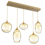Linear/Island 4 Light + by Hammerton Studio ( 404 | PLB0048-05-GB-OA-C01-E2 Misto ) 