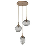 Mini Pendants 3 Light Cluster by Hammerton Studio ( 404 | CHB0069-03-NB-FS-C01-L3 Cosmos ) 