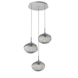 Mini Pendants 3 Light Cluster by Hammerton Studio ( 404 | CHB0068-03-CS-GS-C01-L1 Nebula ) 