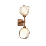 Sconces Double Glass by Hammerton Studio ( 404 | IDB0039-02-NB-A-L1 Gem ) 