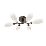 Semi-Flush Mts. Glass Down by Hammerton Studio ( 404 | CLB0071-01-FB-WL-L3 Fiori ) 