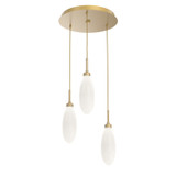 Mini Pendants 3 Light Cluster by Hammerton Studio ( 404 | CHB0071-03-GB-WL-C01-L3 Fiori ) 