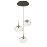 Mini Pendants 3 Light Cluster by Hammerton Studio ( 404 | CHB0068-03-FB-ZA-C01-L3 Nebula ) 