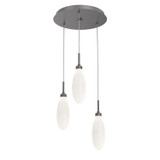 Mini Pendants 3 Light Cluster by Hammerton Studio ( 404 | CHB0071-03-GP-WL-C01-L3 Fiori ) 