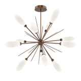 Mid. Chandeliers Starburst by Hammerton Studio ( 404 | CHB0071-0B-BB-WL-001-L3 Fiori ) 
