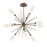 Mid. Chandeliers Starburst by Hammerton Studio ( 404 | CHB0071-0B-FB-WL-001-L3 Fiori ) 