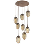 Pendants Multi-port/Cascade by Hammerton Studio ( 404 | CHB0063-08-BB-B-C01-E2 Meteo ) 
