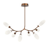 Linear/Island 4 Light + by Hammerton Studio ( 404 | PLB0071-BB-BB-WL-001-L3 Fiori ) 