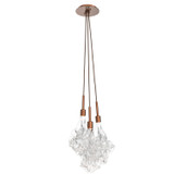 Mini Pendants 3 Light Cluster by Hammerton Studio ( 404 | LAB0059-0A-BB-BC-C01-L1 Blossom ) 