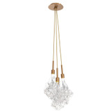 Mini Pendants 3 Light Cluster by Hammerton Studio ( 404 | LAB0059-0A-NB-BC-C01-L3 Blossom ) 